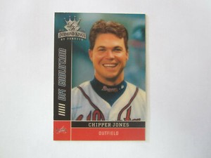 2003 Donruss Diamond Kings DK Evolution # DK 24 Chipper Jones Card (B57BG Braves