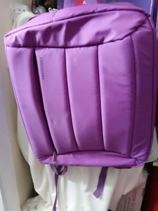 Vangoddy Bonni 2 in 1, 15.6" Laptop Protector Shoulder Bag Backpack (Purple) - Picture 1 of 2
