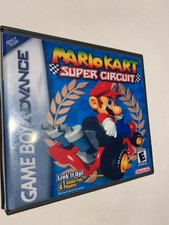 MARIO KART GBA GAMEBOY ADVANCE BOX MANUAL GAME CART CARTRIDGE U.S. AUTHENTIC