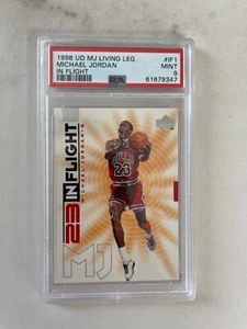 1998-99 Upper Deck MJ Living Legend - Michael Jordan #IF1 in Flight PSA 9 - Bild 1 von 2