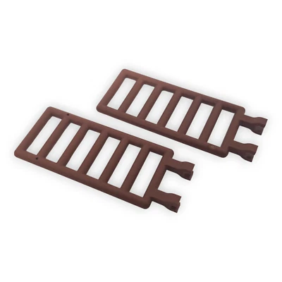 Lego Leiter 7x3 reddish brown Braun 2x 6020 Treppe Zaun Element Stein NEUWARE - Bild 1 von 3