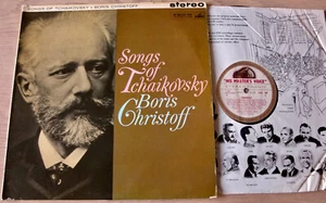 HMV ASD 390 GOLD SONGS OF TCHAIKOVSKY LP CHRISTOFF (1961) EX GT BRITAIN - Bild 1 von 2