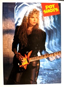 VIXEN / JAN KUEHNEMUND EN VIVO / REVISTA DE 1980 PÁGINA COMPLETA PINUP RECORTE - Imagen 1 de 2