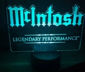 MCINTOSH Ledlight Logo Lampada Hifi Amplificatore Finale No Accuphase Pioneer - Imagen 1 de 6