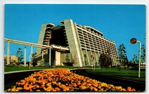 Postcard Contemporary Resort Monorail PM 1973 Disney World Orlando Florida FL - Picture 1 of 2