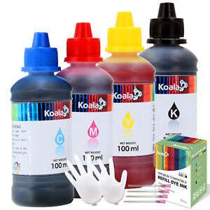 400ML Koala Ink Refill Kit for HP 60 61 62 63 64 65 67XL 910 950 951 952 564