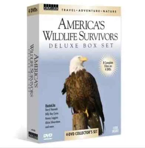 America's Wildlife Survivors : Deluxe Box set - 4 DVD collectors Set - - Picture 1 of 1