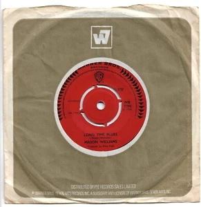 Long Time Blues / Classical Gas by Mason Williams 7" single 1968 WB 7190 *VG* - Picture 1 of 2
