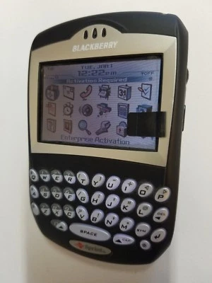 New BlackBerry 7250 Black Classic Business Cell Sprint Smartphone Cellphone CDMA - Image 1 of 3