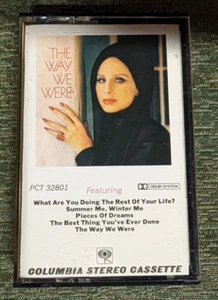 Barbra Streisand Featuring The Way We Were - All In Love Is Music Cassette 1974 - Picture 1 of 4