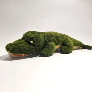 80's Vintage Japanese First Corp Crocodile Child Safari Plush Toy Animal Japan - Picture 1 of 24
