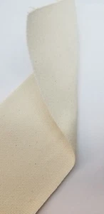 4" Twill Tape Tambour Roll Door Webbing Backing Shrunk Cotton Cloth Desk Flex - Picture 1 of 3