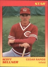 1989 Cedar Rapids Reds Star #18 Scott Sellner