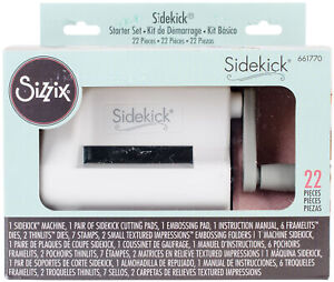 Sizzix Sidekick Starter Kit-White & Gray