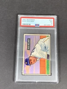 Alex Kellner 1951 Bowman #57 PSA 5 EX - Picture 1 of 2