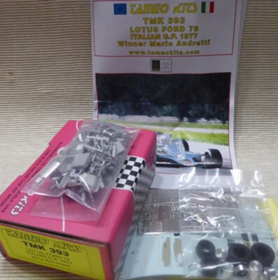 kit LOTUS FORD 78 GP ITALIA - MONZA 1977 1° M.ANDRETTI SUPERKIT Tameo TMK393 - Immagine 1 di 4