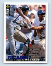 1995 Collector's Choice Gold Signature Joe Girardi Colorado Rockies #448