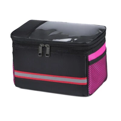 Paquete de 2 canastas para bicicletas bolsa de compras frontal soporte para niños ciclismo bicicleta bolsa de carga Foto 1 de 4