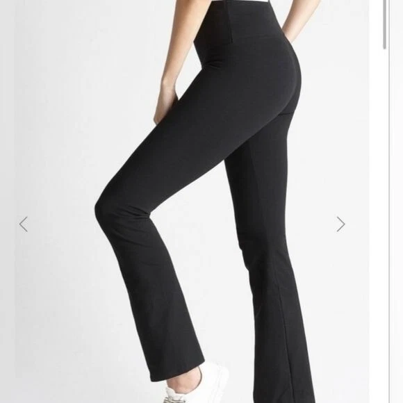 Leggings Yummie by Heather Thomson 2 pares ajustados y bootcut negros talla mediana  Foto 1 de 4