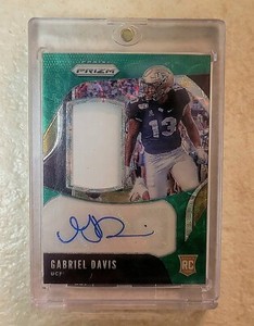 2020 Gabriel Davis Panini Prizm Green Scope Refractor RPA /49 