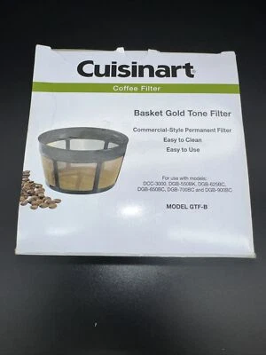 Cuisinart GTF-B постоянная корзина золотистый кофе FIlter 8-12 чашек - Изображение 1 из 2