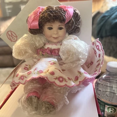 Marie Osmond “Emmaline" Porcelain Doll Signed New In Box NIB Tiny Tot - Image 1 of 4