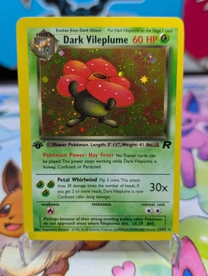 Pokemon Team Rocket First Edition Dark Vileplume 13/82 Near Mint - Image 1 of 2