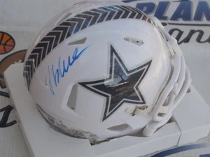 Jaydon Blue signed Dallas Cowboys Salute to Service mini helmet Beckett BAS COA - Picture 1 of 2