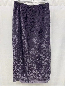 Vintage Rafaella GEBRANNTER SAMT Brokat GR 8 TAILLE - 30" runder Boho Rock - Bild 1 von 7