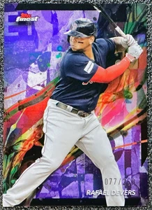 Rafael Devers 2024 Topps Finest #20 Common Purple Refractor /250 - Red Sox - Picture 1 of 2