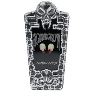 Scarecrow Small Blood Tip Deluxe Custom 14mm Fangs - Picture 1 of 4