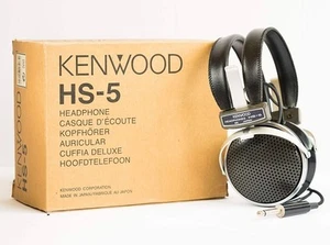 NOWE Słuchawki na świeżym powietrzu Kenwood HS-5 czarne - Zdjęcie 1 z 1