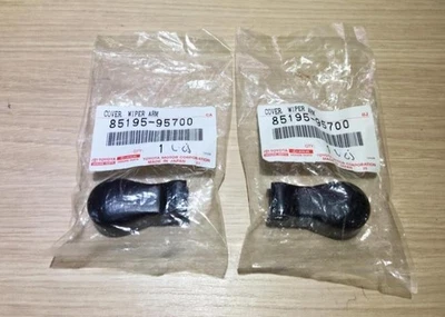 2 PCS GENUINE TOYOTA LAND CRUISER OEM WIPER ARM COVER SET NEW FOR FJ40 FJ45 BJ40 - Image 1 of 4