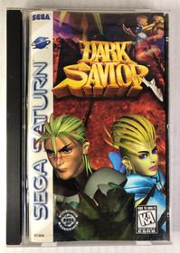 Dark Savior,  Sega Saturn Game CIB W/Registration Card Excellent Disc! RARE HTF
