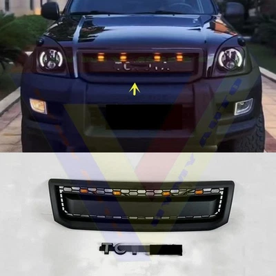 ✅Rejilla de parachoques delantero retro con luz LED para Toyota Land Cruiser Prado 2003-2009 Foto 1 de 4