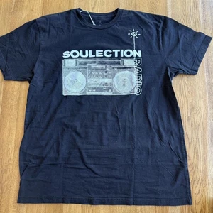 Soulection Radio Graphic T-Shirt Men's XL Black Future Beats - Picture 1 of 4