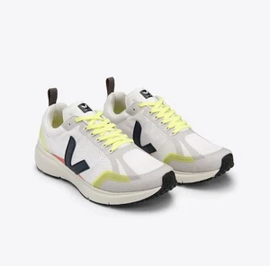NWOB VEJA WOMEN’S CONDOR 2 ALVEOMESH WHITE NAUTICO MULTICO Size 8 - Picture 1 of 9