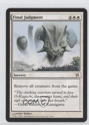 Final Judgment Magic: Betrayers of Kamigawa #4 2005 - Image 1 of 2