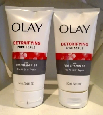 Limpiador facial exfoliante desintoxicante de poros Olay Regenerist VITAMINA B5, 5,0 fl oz 2 unidades Foto 1 de 2