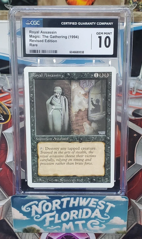 Graded MTG Card - CGC Gem Mint 10 - 3rd Edition (Revised)  - Royal Assassin - Image 1 of 1