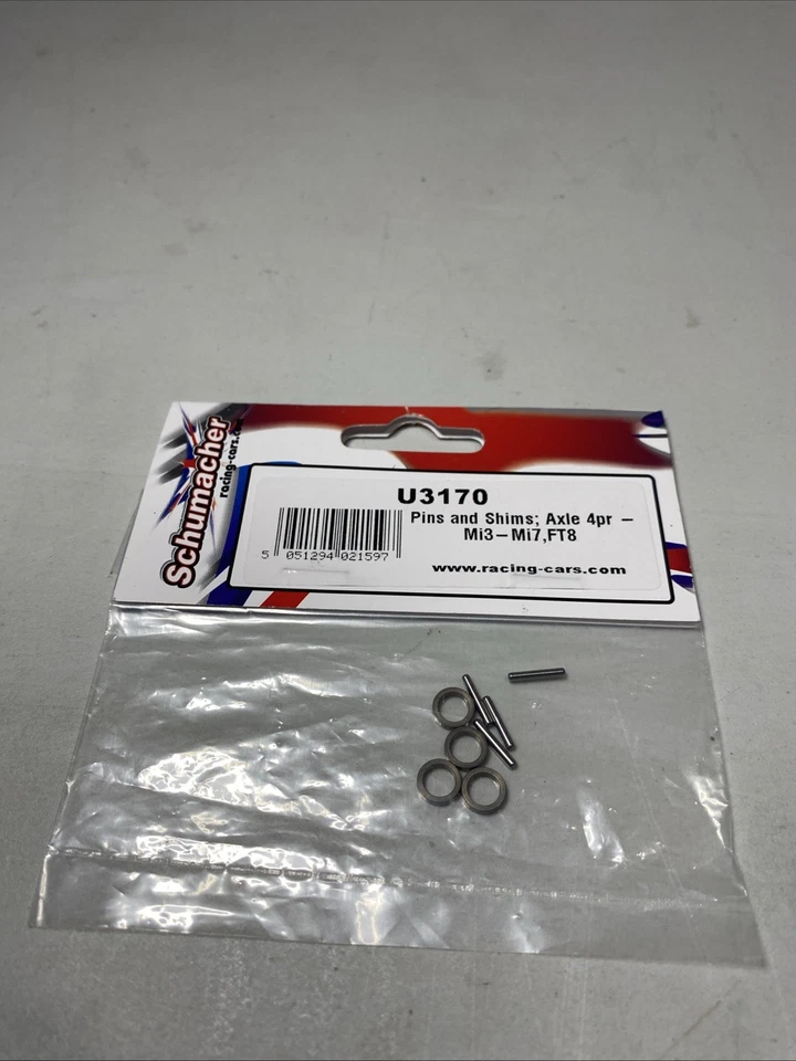 Pinos e calços Schumacher eixo U3170 U-3170 Mi8 Mi7 Mi6 Mi 6 7 8 peças genuínas - Imagem 1 de 1