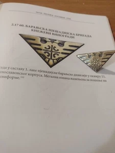Herzöge Weinberge serbische Infanterieeinheit Sao Krajina Brustabzeichen - Bild 1 von 4