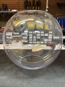 Spiral Globe Gumball Machine Dome Wizard Whirler Spinner Diskman Blockbuster - Picture 1 of 3