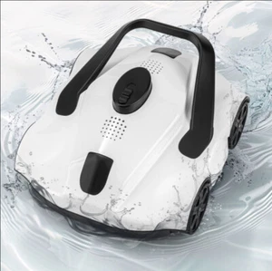 Automatic Robotic Pool Cleaner Cordless Robotic Pool Vacuum In Ground Flat Pools - Picture 1 of 10