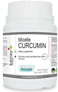 Micelle Curcumin NovaSol® 240 Capsule Licaps - integratore alimentare - Picture 1 of 3