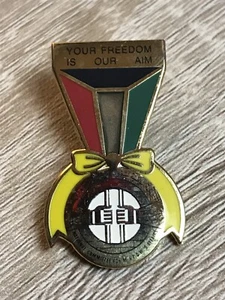 National Committee Military POW Affairs Pin Lapel Hatpin Militia Your Freedom - Picture 1 of 2