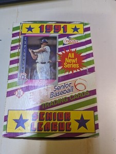 ⚾ 1991 Pacific Senior League Baseball Wax Box With 36 Sealed Packs