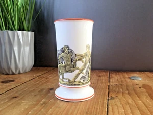 ANTIQUE GREEK MYTHOLOGY LAPITHS & THE CENTAURS BATTLE NEOCLASSICAL SPILL VASE - Picture 1 of 11