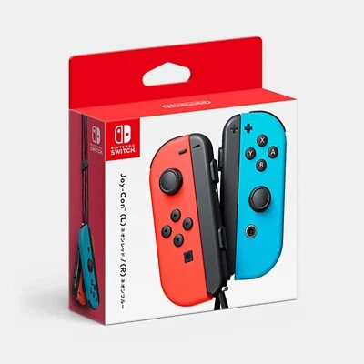 Official Nintendo Switch Joy-Con Controller Set: Neon Red / Neon Blue - NEW - - Image 1 of 2