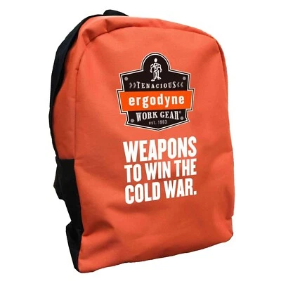 Mochila Tenacious Ergodyne Work Gear laranja armas vence a Guerra Fria nova - Imagem 1 de 4